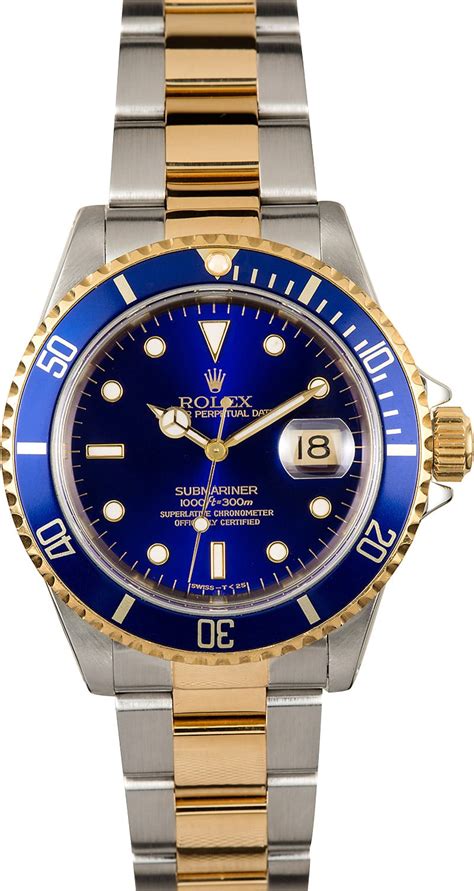 rolex submariner blue dial steel gold|rolex submariner blue dial price.